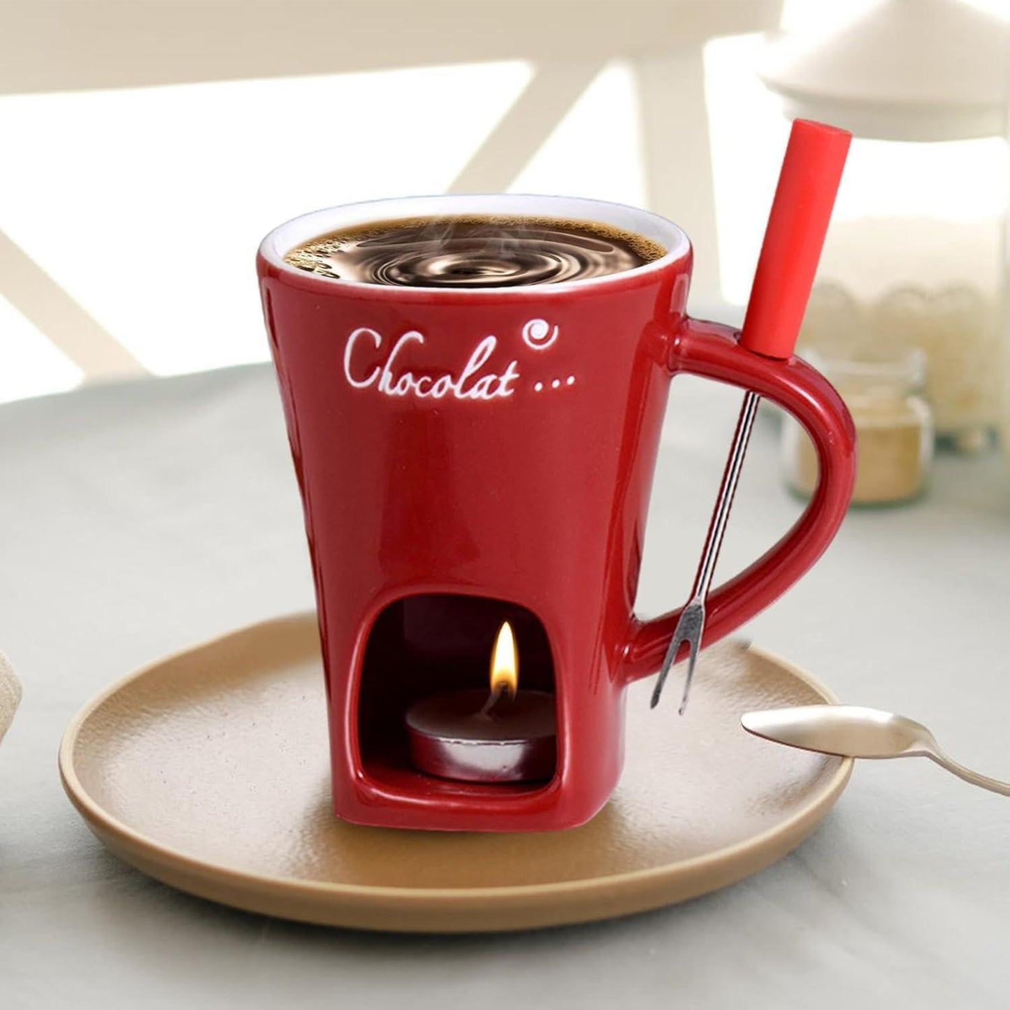 🍫 Pahar pentru topit ciocolată – răsfățul dulce care încălzește sufletul
