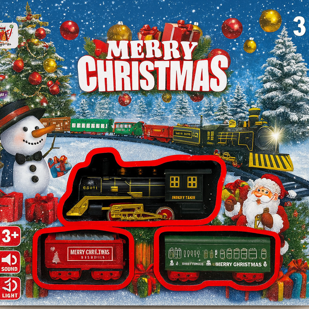 🎅🚂 Trenuleț Electric de Crăciun – Merry Christmas Express 🎄✨