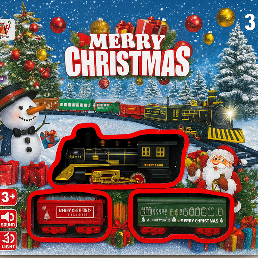 🎅🚂 Trenuleț Electric de Crăciun – Merry Christmas Express 🎄✨